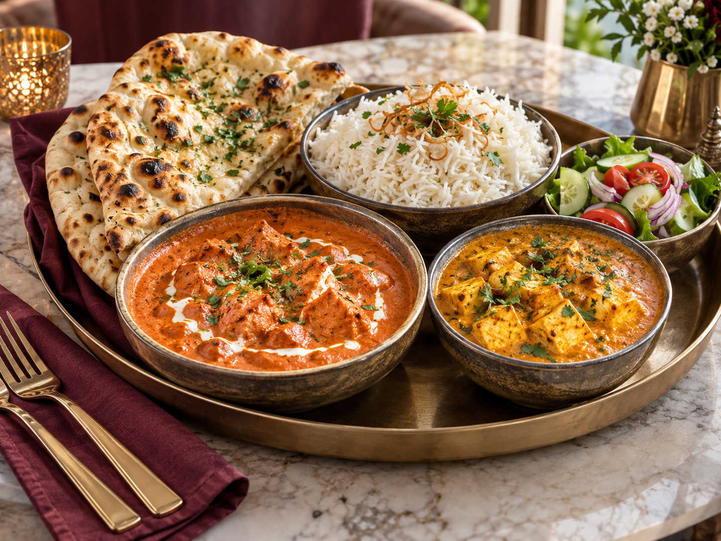 Indisches Lunch-Catering-Paket