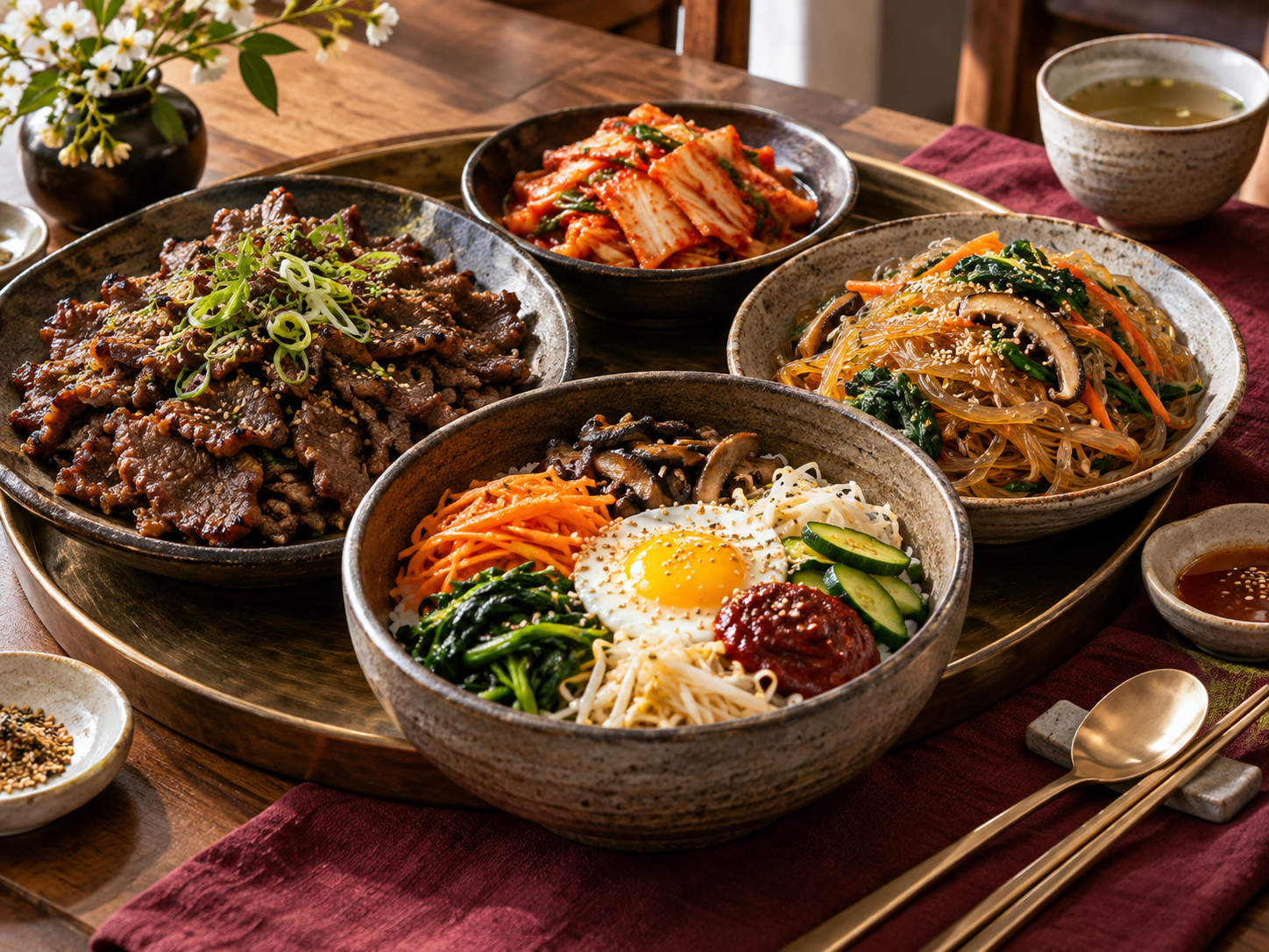 Koreanisches Lunch-Catering-Paket